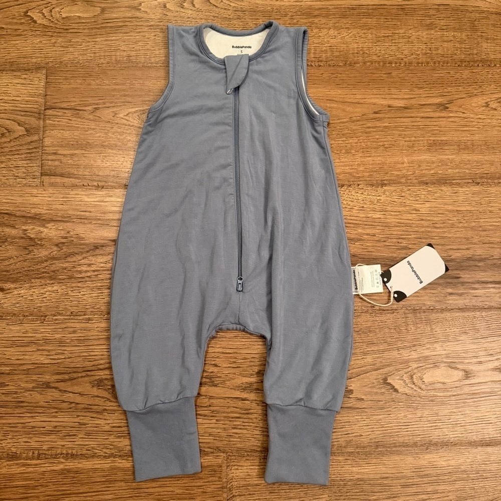 NWT Bubble Panda Baby Sleep Sack 0.5 Tog Gray Size Small Bamboo Blend